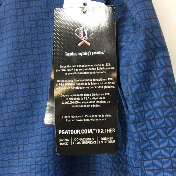 PGA Tour Men’s Motionflux 360 Blue Golf Shorts Size 42 NEW With Tags - Picture 11 of 13